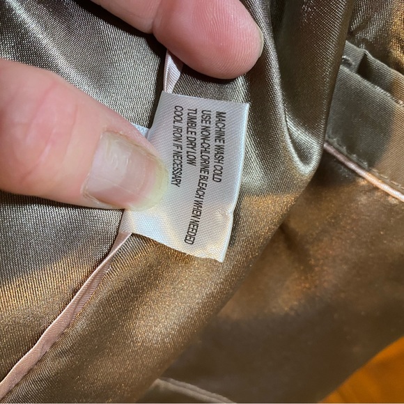 Belted Calvin Klein trench coat.  Tan.  Great shape. - Picture 14 of 14